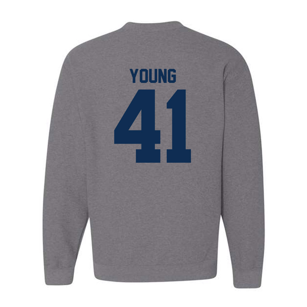 The Citadel - NCAA Football : Andy Young - Classic Shersey Crewneck Sweatshirt-1