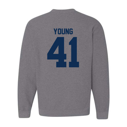 The Citadel - NCAA Football : Andy Young - Classic Shersey Crewneck Sweatshirt-1