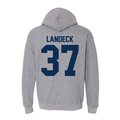 The Citadel - NCAA Baseball : Nathan Landeck - Classic Shersey Hooded Sweatshirt-1