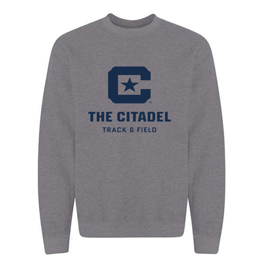 The Citadel - NCAA Men's Track & Field : Joel Amos II - Classic Shersey Crewneck Sweatshirt-0