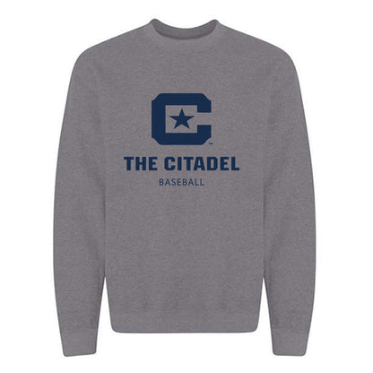 The Citadel - NCAA Baseball : Kaden Kiser - Classic Shersey Crewneck Sweatshirt-0