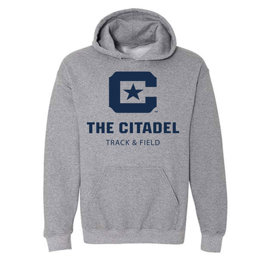 The Citadel - NCAA Men's Track & Field : Jeremiah Shaw - Classic Shersey Hooded Sweatshirt-0