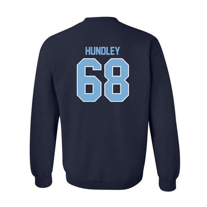 The Citadel - NCAA Football : Brock Hundley - Classic Fashion Shersey Crewneck Sweatshirt-1