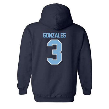 The Citadel - NCAA Men's Basketball : Marcos Gonzales - Classic Fashion Shersey Hooded Sweatshirt-1
