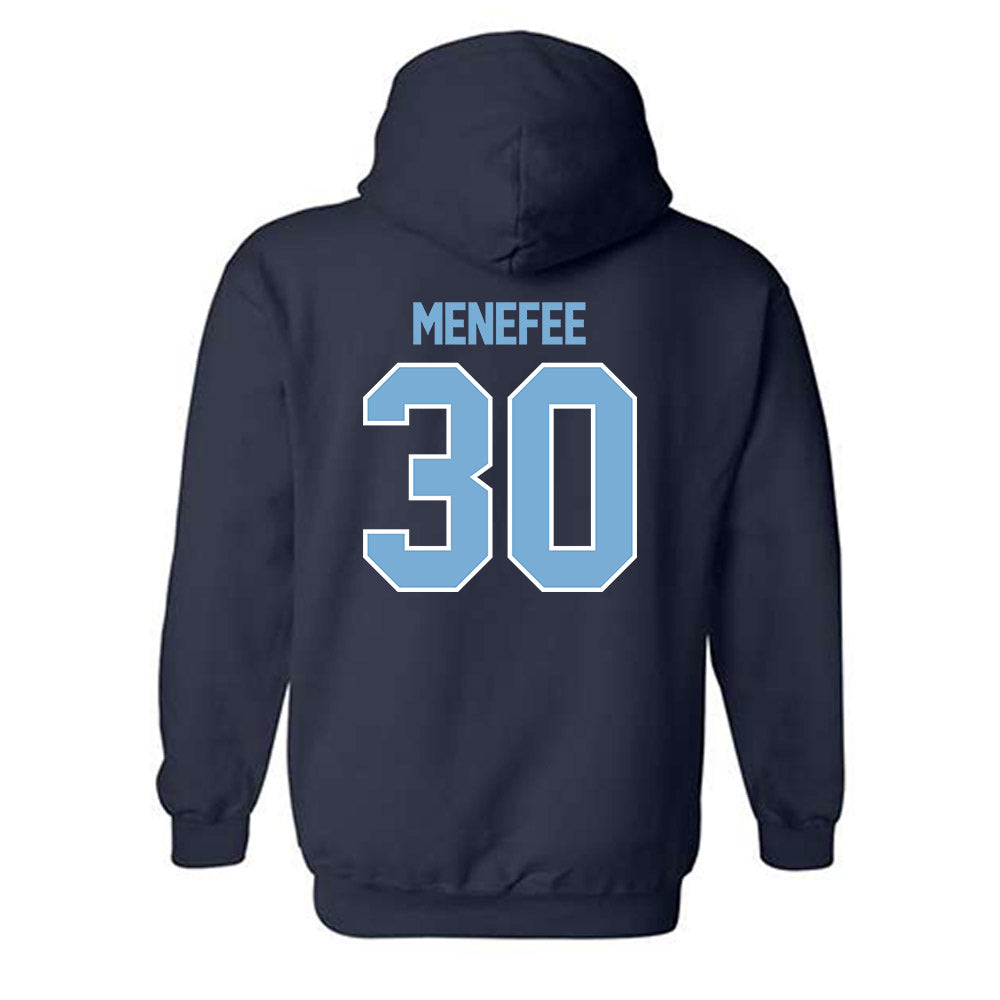 The Citadel - NCAA Men's Basketball : Logan Menefee - Classic Fashion Shersey Hooded Sweatshirt-1