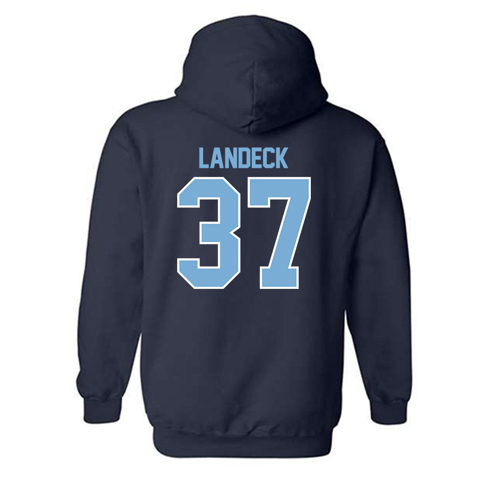 The Citadel - NCAA Baseball : Nathan Landeck - Classic Fashion Shersey Hooded Sweatshirt-1