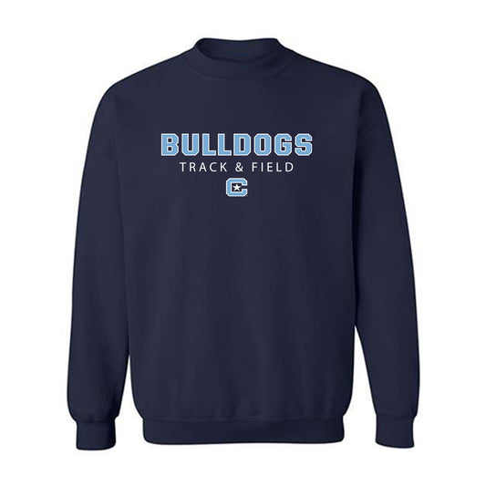 The Citadel - NCAA Men's Track & Field : Dylan Thompson - Classic Fashion Shersey Crewneck Sweatshirt-0