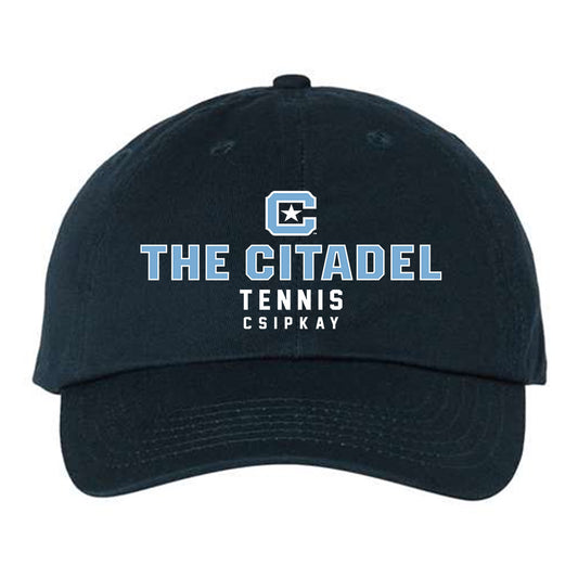 The Citadel - NCAA Men's Tennis : Michael Csipkay - Dad Hat-0