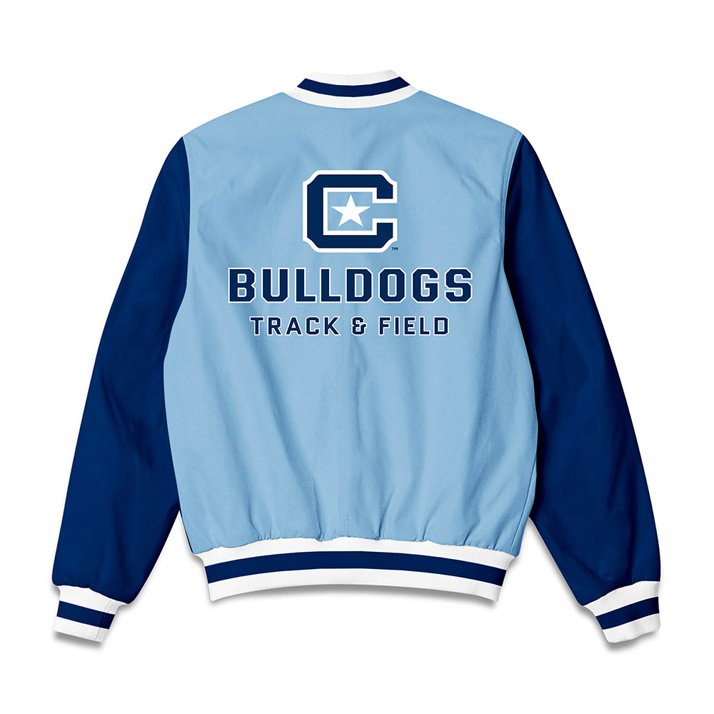 The Citadel - NCAA Men's Track & Field : Dylan Thompson - Bomber Jacket-1