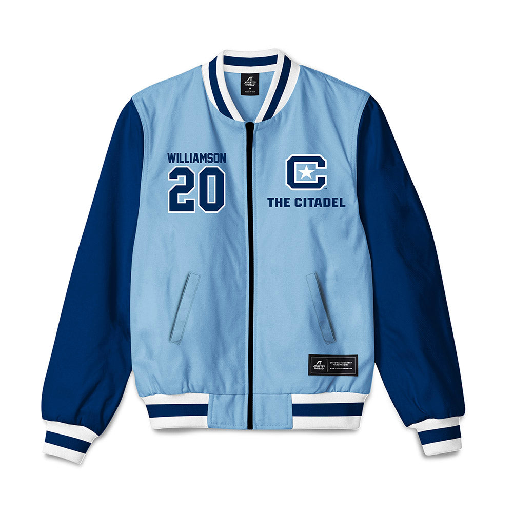 The Citadel - NCAA Women's Soccer : Alice Williamson - Bomber Jacket-0