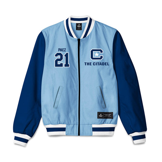 The Citadel - NCAA Women's Soccer : Ariana Paez - Bomber Jacket-0