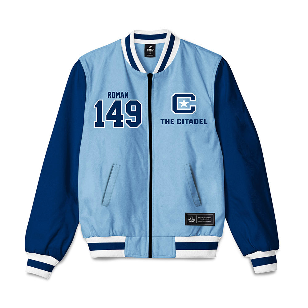 The Citadel - NCAA Wrestling : Dillon Roman - Bomber Jacket-0