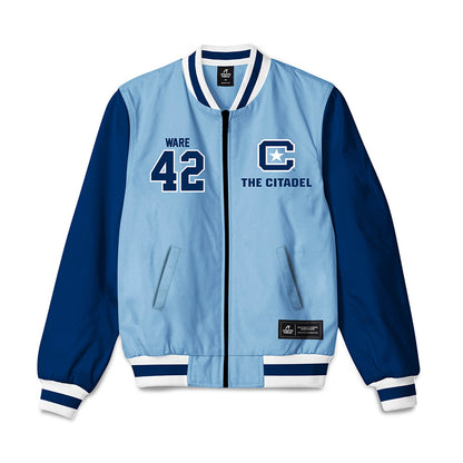 The Citadel - NCAA Football : Darryle Ware - Bomber Jacket-0