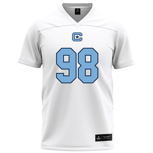 The Citadel - NCAA Football : Carson Arnold - White Football Jersey-0