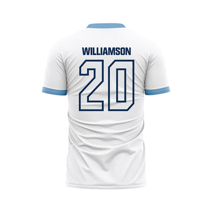 The Citadel - NCAA Women's Soccer : Alice Williamson - White Soccer Jersey-1
