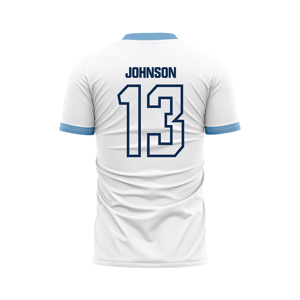 The Citadel - NCAA Women's Soccer : Maya Johnson - White Soccer Jersey-1