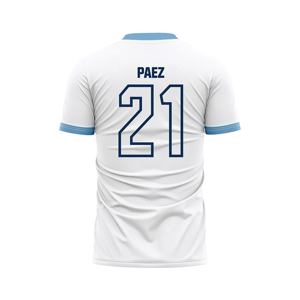 The Citadel - NCAA Women's Soccer : Ariana Paez - White Soccer Jersey-1