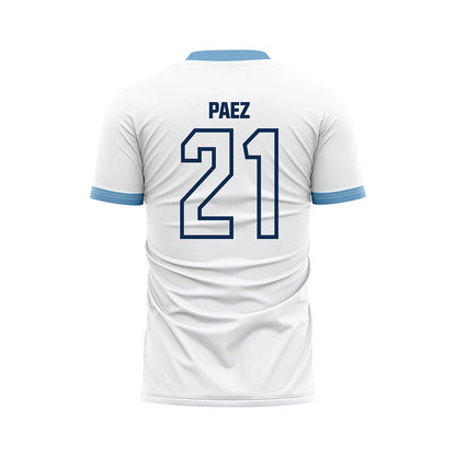 The Citadel - NCAA Women's Soccer : Ariana Paez - White Soccer Jersey-1