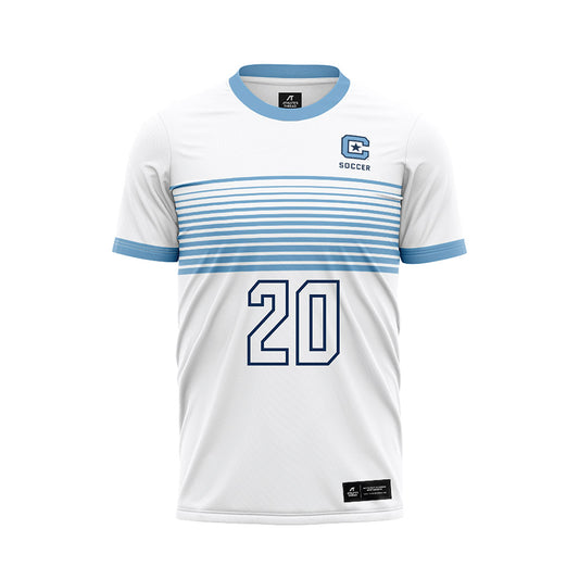 The Citadel - NCAA Women's Soccer : Alice Williamson - White Soccer Jersey-0