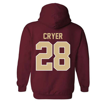 FSU - NCAA Football : Justin Cryer - Classic Shersey Hooded Sweatshirt-1