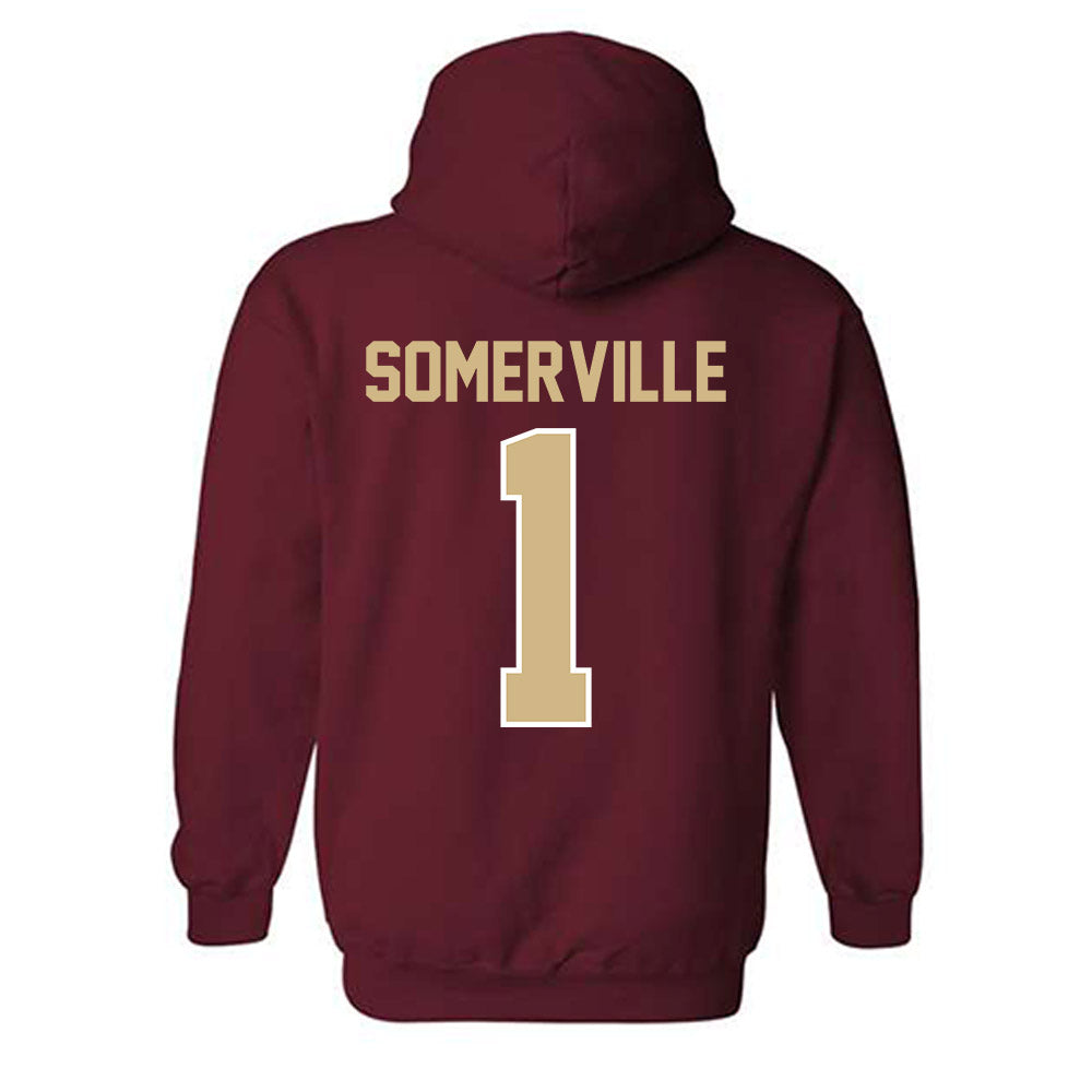 FSU - NCAA Men's Basketball : Martin Somerville - Classic Shersey Hooded Sweatshirt-1