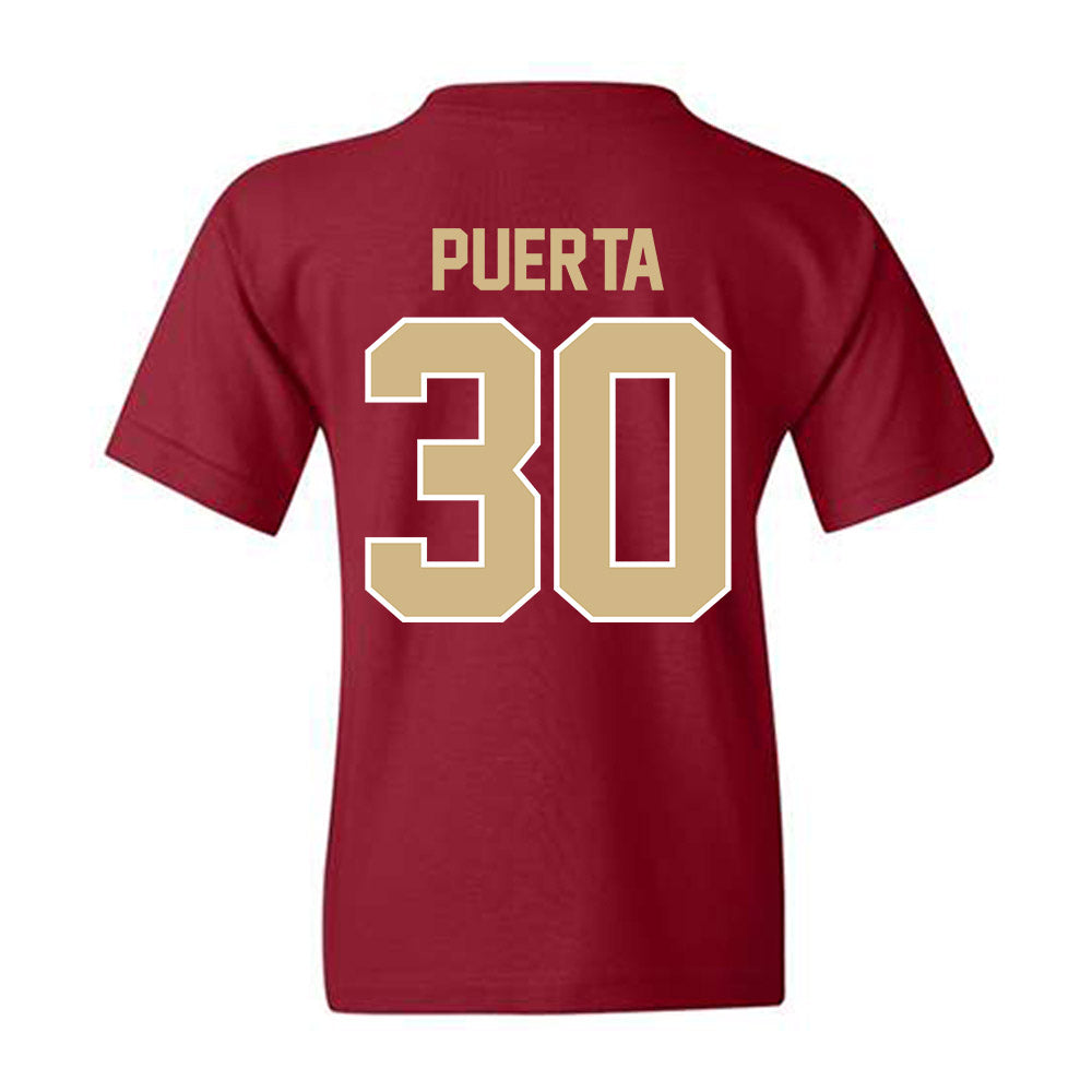 FSU - NCAA Women's Soccer : Ashlyn Puerta - Classic Shersey Youth T-Shirt-1