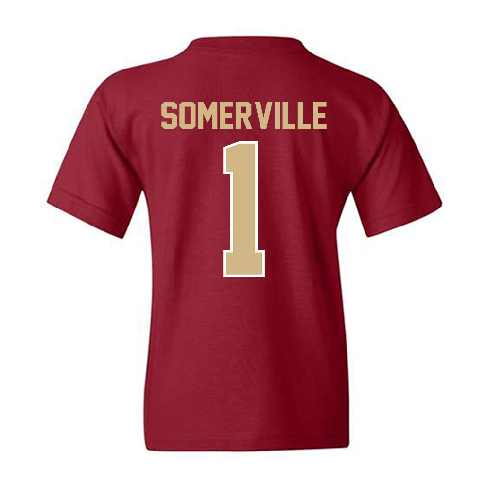 FSU - NCAA Men's Basketball : Martin Somerville - Classic Shersey Youth T-Shirt-1