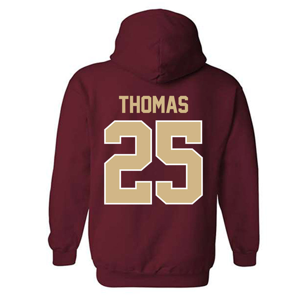 FSU - NCAA Men's Basketball : Justin Thomas - Classic Shersey Hooded Sweatshirt-1