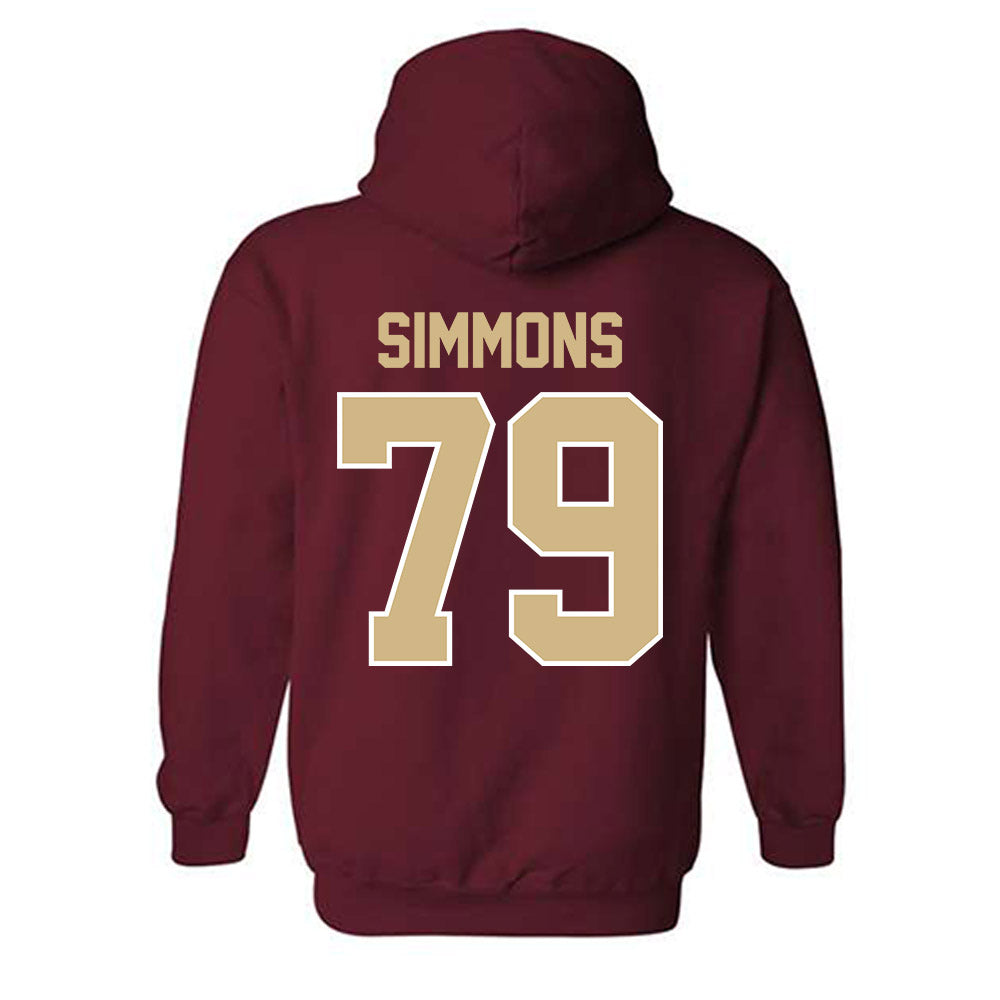 FSU - NCAA Football : Lucas Simmons - Classic Shersey Hooded Sweatshirt-1
