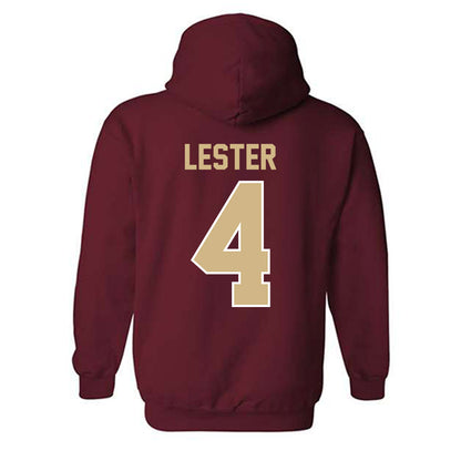 FSU - NCAA Football : Charles Lester - Classic Shersey Hooded Sweatshirt-1