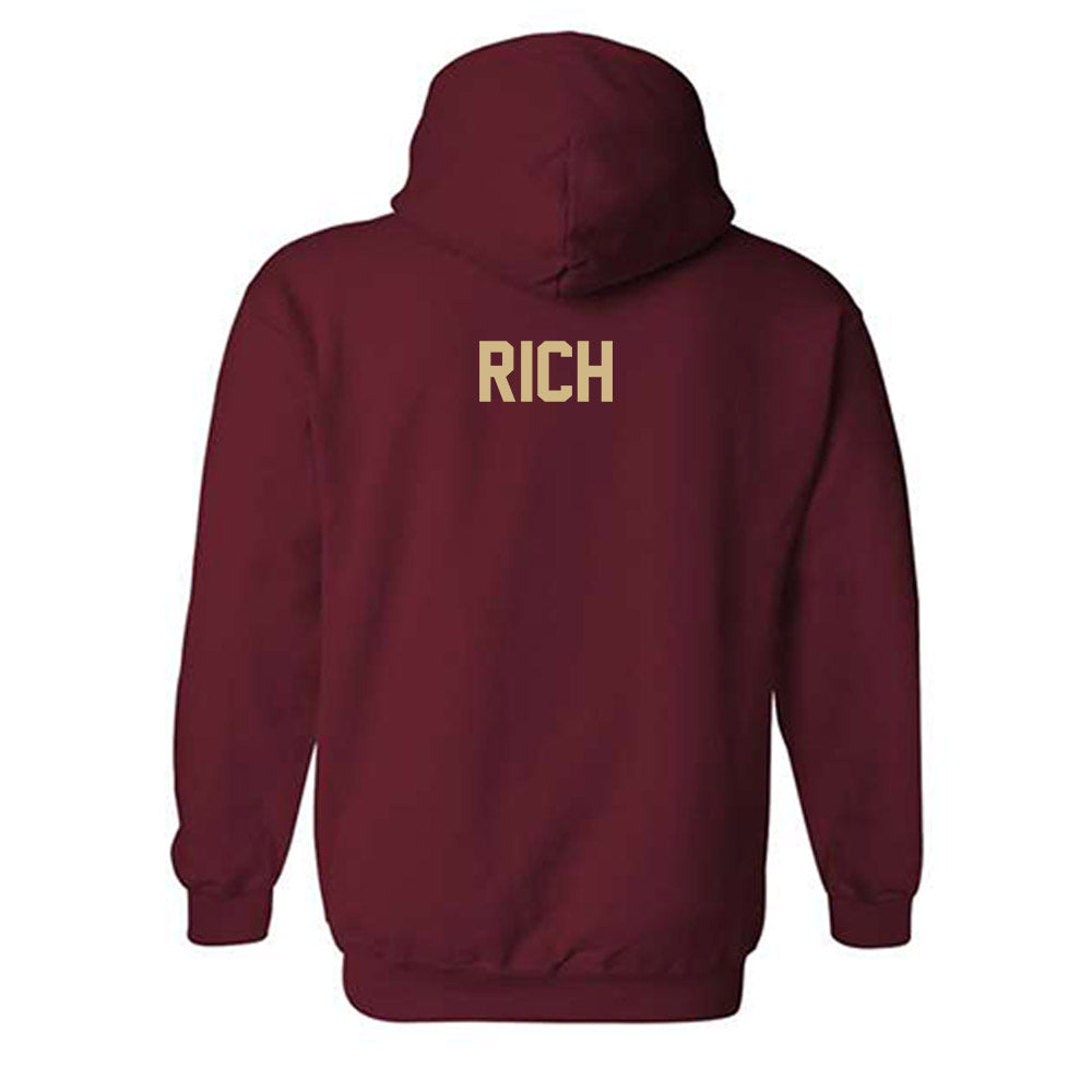 FSU - NCAA Men's Swimming & Diving : Andrew Rich - Classic Shersey Hooded Sweatshirt-1