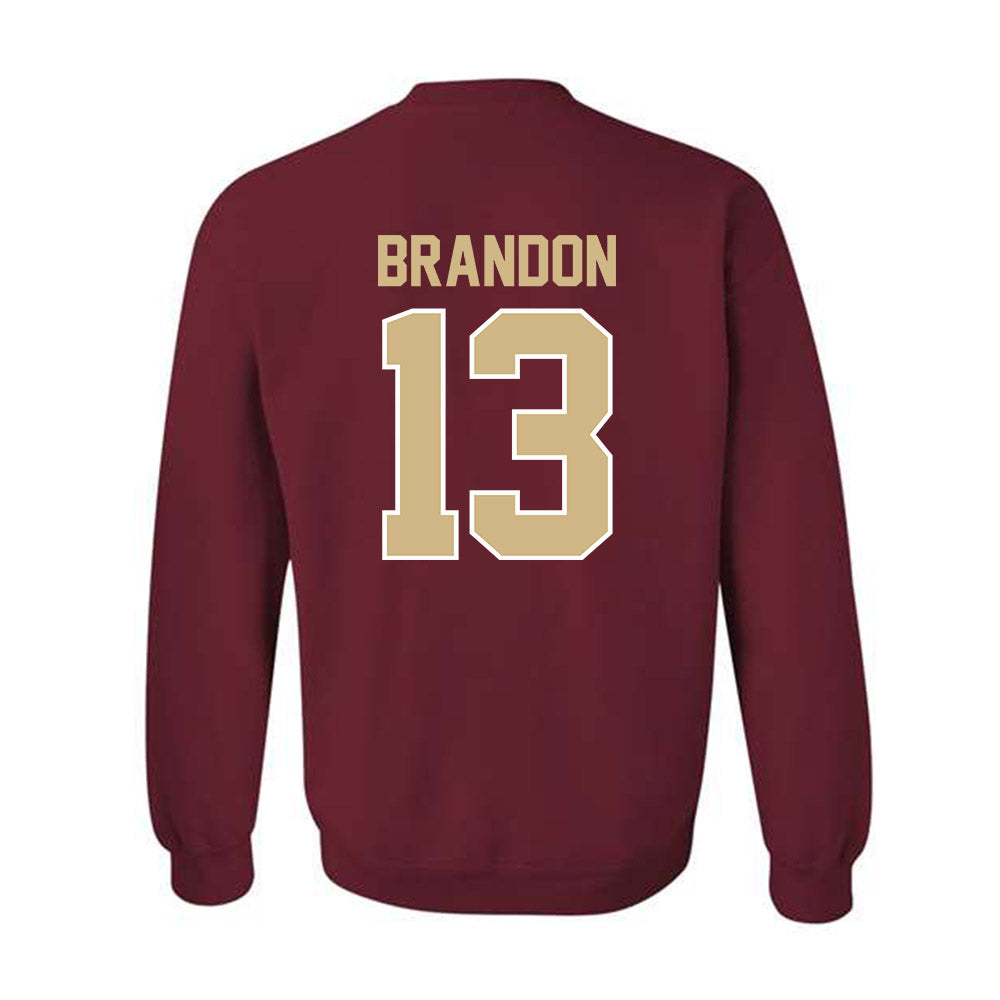 FSU - NCAA Women's Soccer : Mya Brandon - Classic Shersey Crewneck Sweatshirt-1
