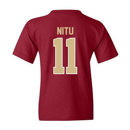 FSU - NCAA Men's Basketball : Christian Nitu - Classic Shersey Youth T-Shirt-1