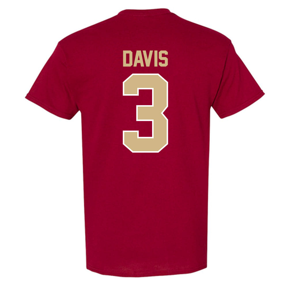 FSU - NCAA Football : Kam Davis - Classic Shersey T-Shirt-1