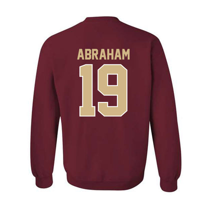 FSU - NCAA Baseball : John Abraham - Classic Shersey Crewneck Sweatshirt-1
