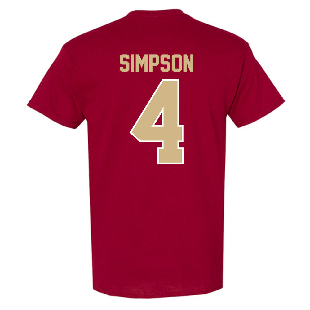 FSU - NCAA Men's Basketball : Jason Simpson - Classic Shersey T-Shirt-1