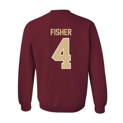 FSU - NCAA Baseball : Cal Fisher - Classic Shersey Crewneck Sweatshirt-1