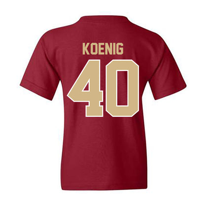 FSU - NCAA Beach Volleyball : Audrey Koenig - Classic Shersey Youth T-Shirt-1