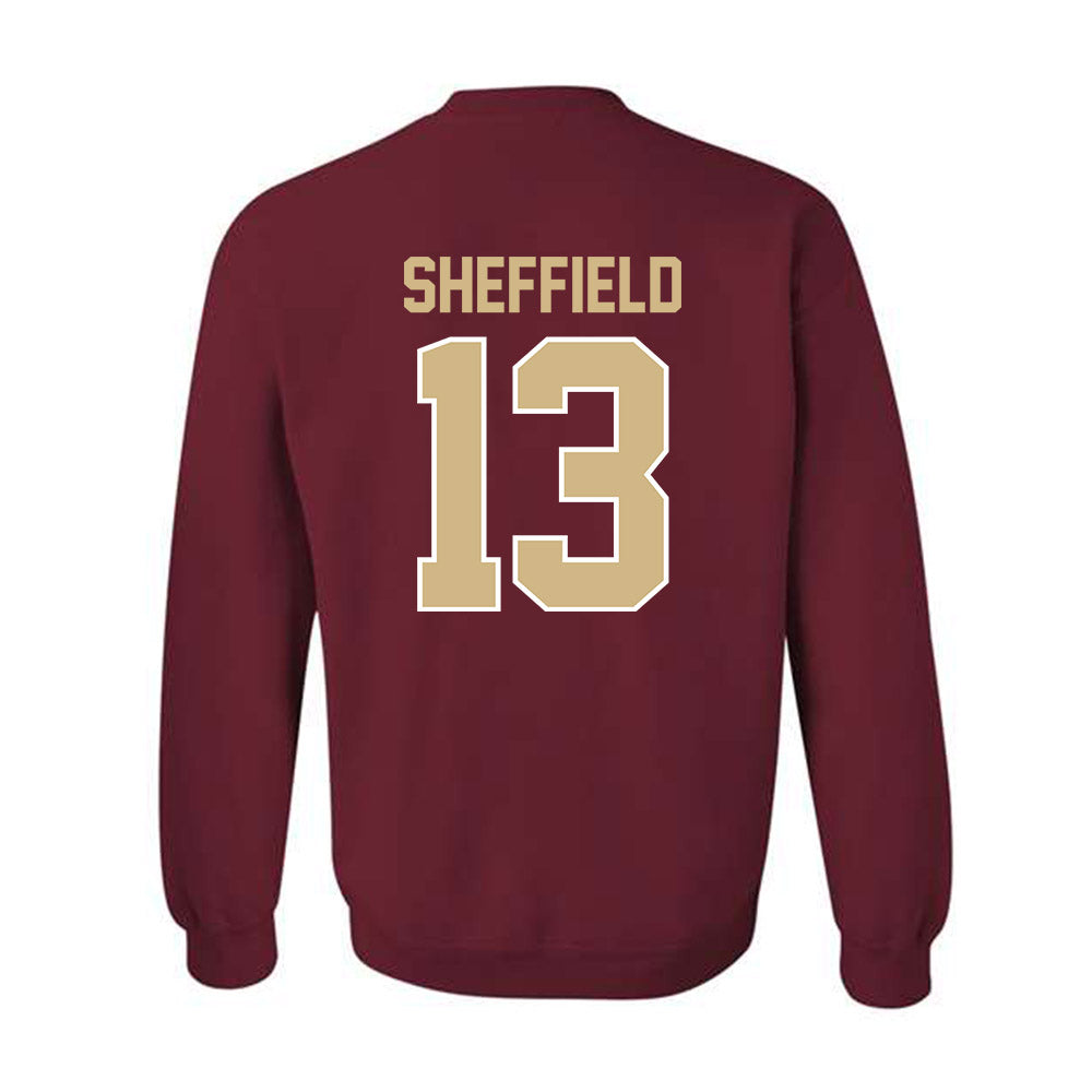 FSU - NCAA Baseball : Noah Sheffield - Classic Shersey Crewneck Sweatshirt-1