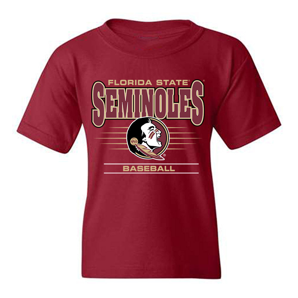FSU - NCAA Baseball : Will Bavaro - Classic Shersey Youth T-Shirt-0