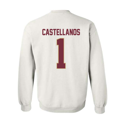 FSU - NCAA Football : Thomas Castellanos - Classic Shersey Crewneck Sweatshirt-1