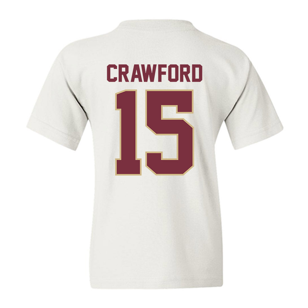 FSU - NCAA Men's Basketball : Jalen Crawford - Classic Shersey Youth T-Shirt-1