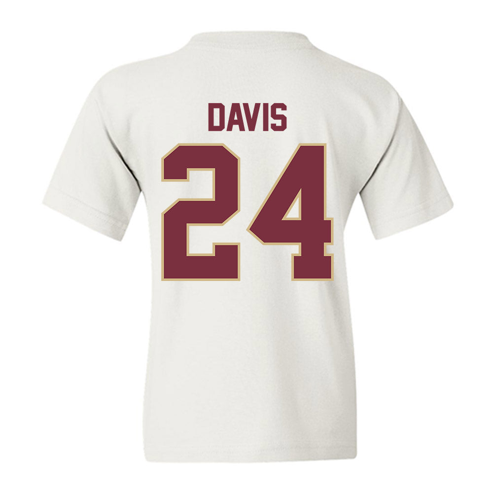 FSU - NCAA Women's Basketball : Pania Davis - Classic Shersey Youth T-Shirt-1