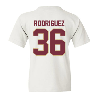 FSU - NCAA Baseball : Mookie Rodriguez - Classic Shersey Youth T-Shirt-1