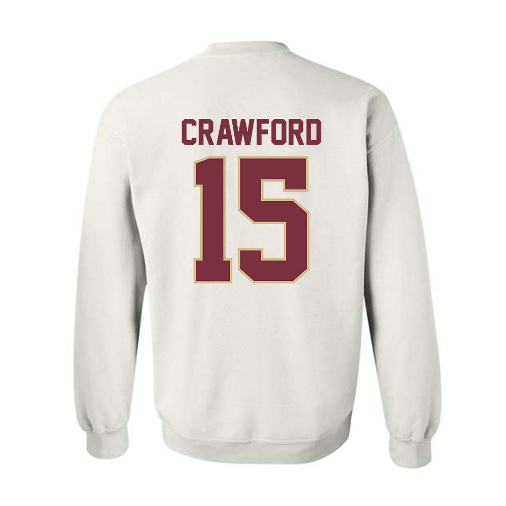 FSU - NCAA Men's Basketball : Jalen Crawford - Classic Shersey Crewneck Sweatshirt-1