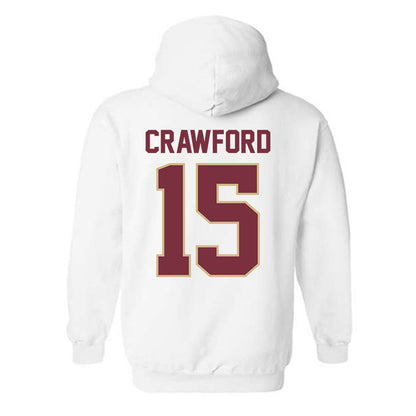 FSU - NCAA Men's Basketball : Jalen Crawford - Classic Shersey Hooded Sweatshirt-1