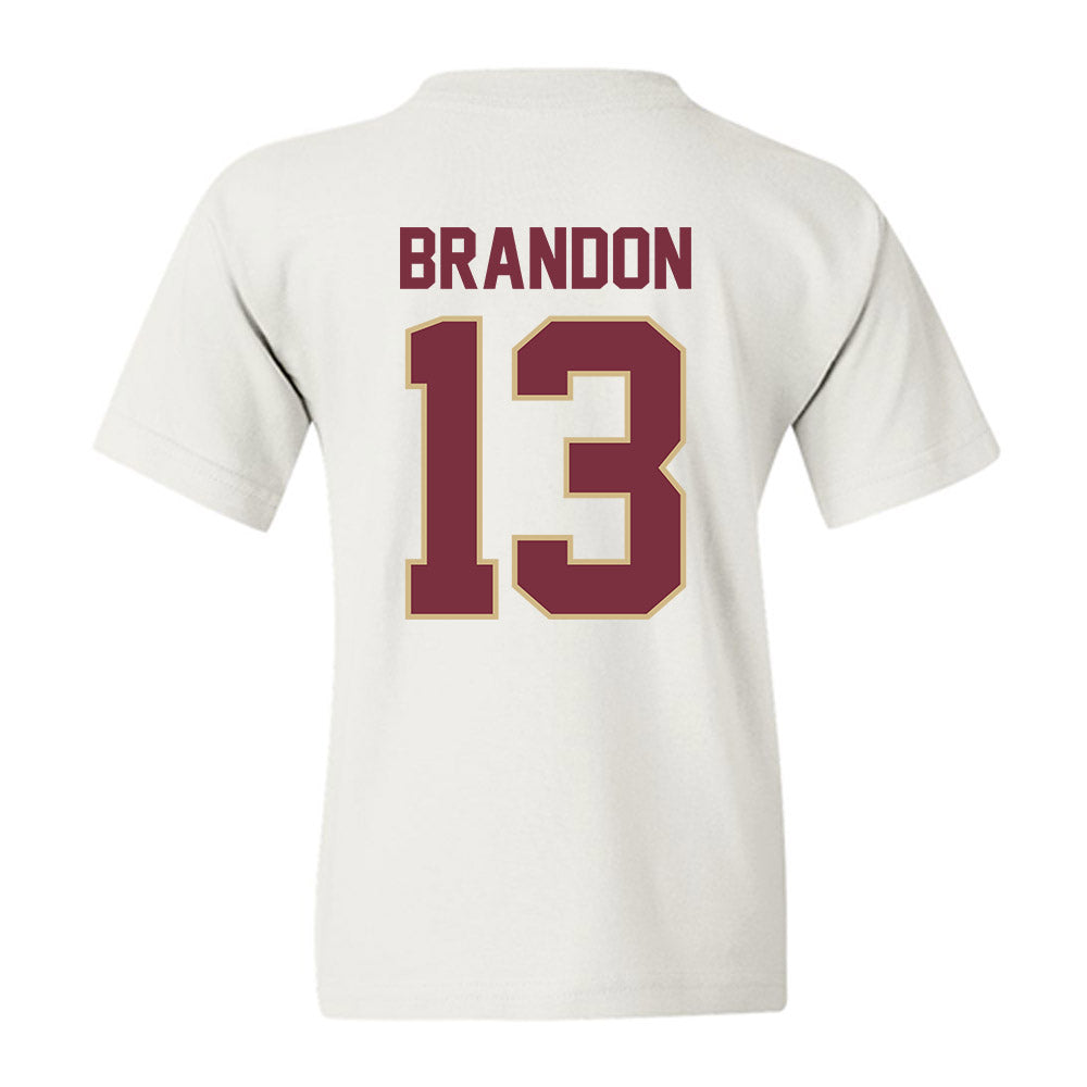 FSU - NCAA Women's Soccer : Mya Brandon - Classic Shersey Youth T-Shirt-1