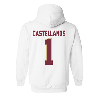 FSU - NCAA Football : Thomas Castellanos - Classic Shersey Hooded Sweatshirt-1