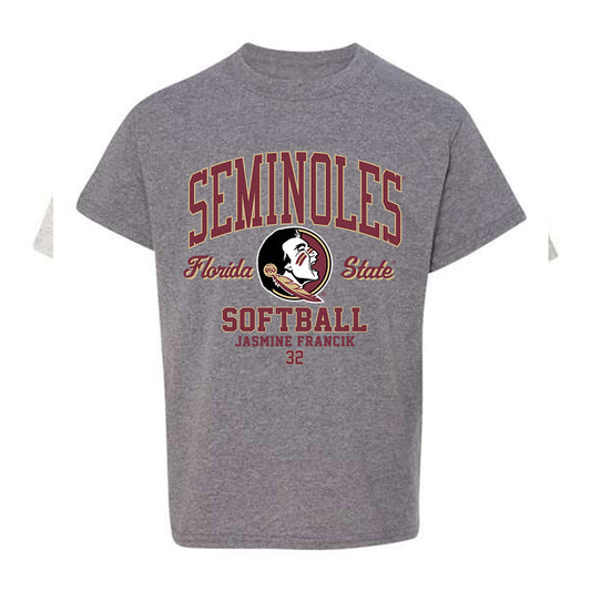 FSU - NCAA Softball : Jasmine Francik - Classic Fashion Shersey Youth T-Shirt