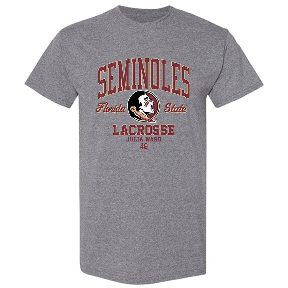FSU - NCAA Women's Lacrosse : Julia Ward - Classic Fashion Shersey T-Shirt-0